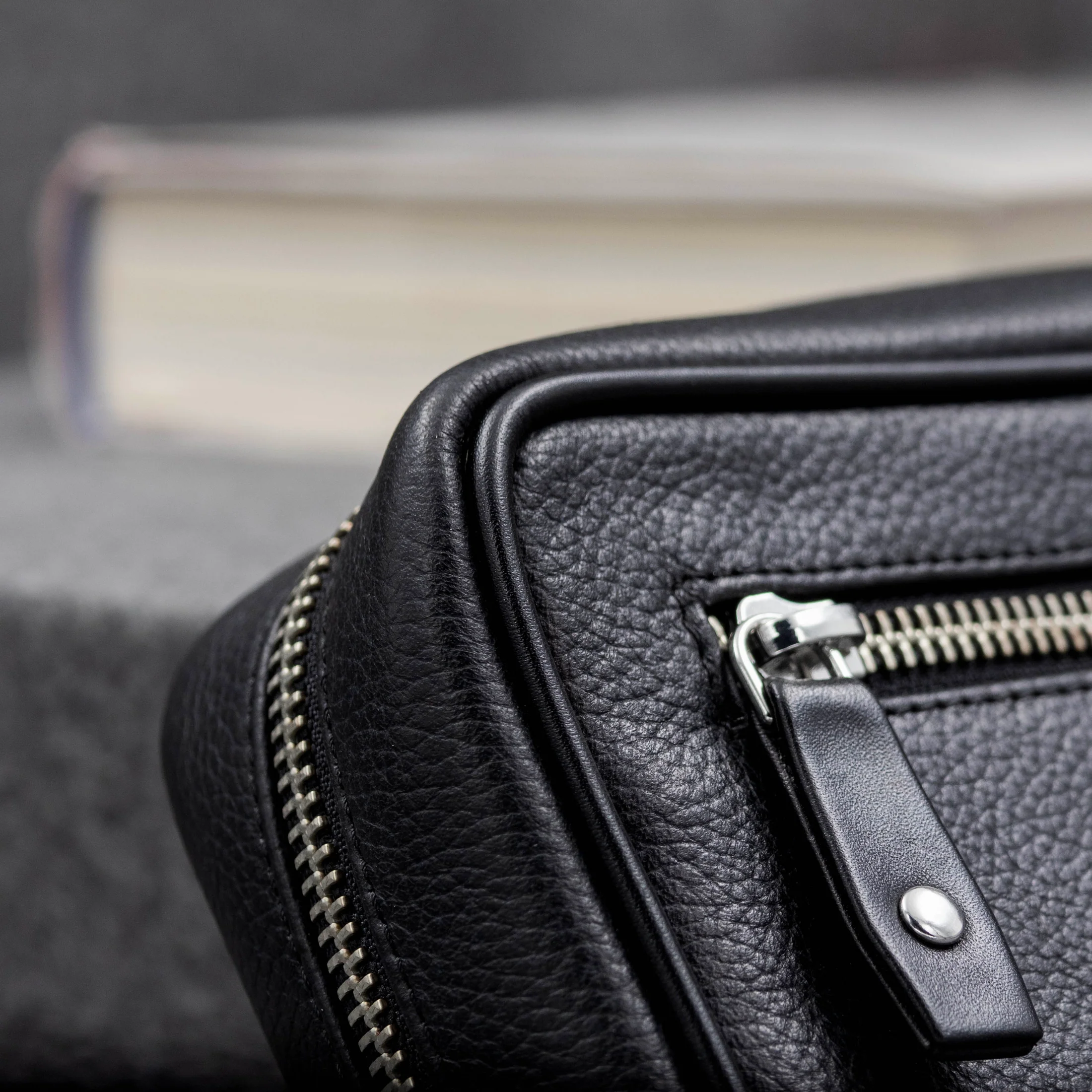 Levivre Premium Leather Travel Organiser - Open